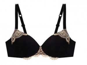 2148 Molded Microfiber Bra with Contrast Lace