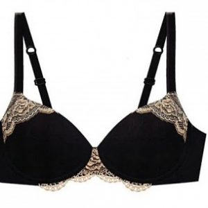 2148 Molded Microfiber Bra with Contrast Lace
