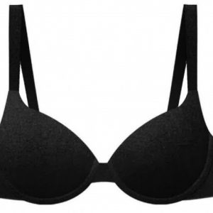 4689 Molded T-Shirt Bra with Padded Straps and Heather Micro