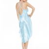 25397 Feminine Satin & Chiffon Gown - Image 5