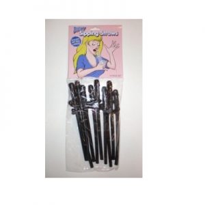 N341 Black Penis Straws